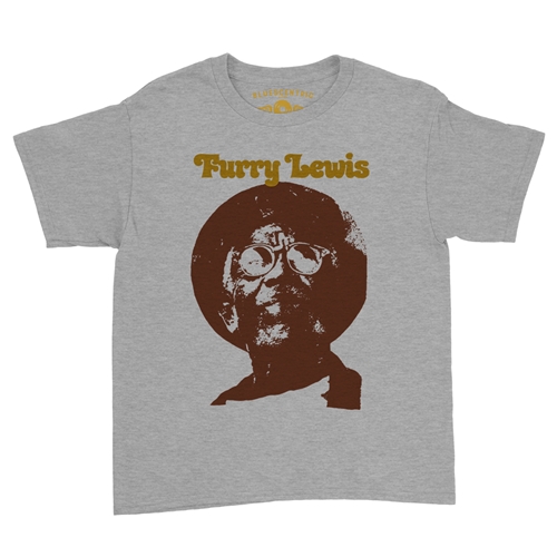 Old School Furry Lewis Youth T-Shirt - Lightweight Vintage Children & Toddlers - youthheatherathletic