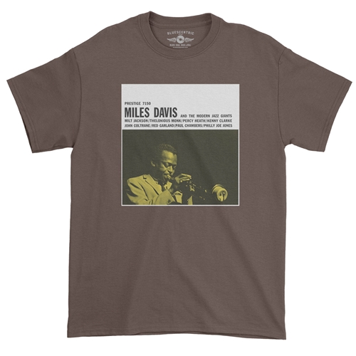 CLOSEOUT Miles Davis Prestige 7150 T Shirt - Classic Heavy Cotton - classicchocolate