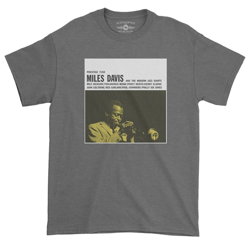 CLOSEOUT Miles Davis Prestige 7150 T Shirt - Classic Heavy Cotton - classicheathergrey
