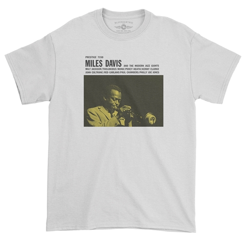 CLOSEOUT Miles Davis Prestige 7150 T Shirt - Classic Heavy Cotton - white
