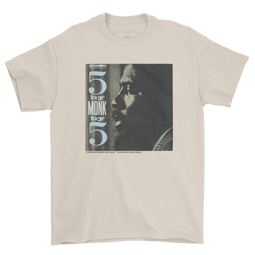 Thelonious Monk 5 by 5 T-Shirt - Classic Heavy Cotton - classicsand