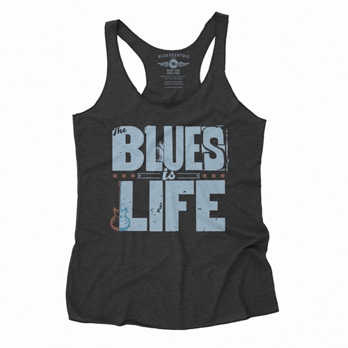 The Blues Is Life Racerback Tank - Women