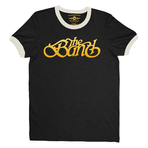 The Band Gold Logo Ringer Tee