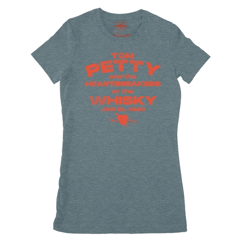 Tom Petty and the Heartbreakers at The Whisky Ladies T Shirt - Relaxed Fit - ladiesdeepteal