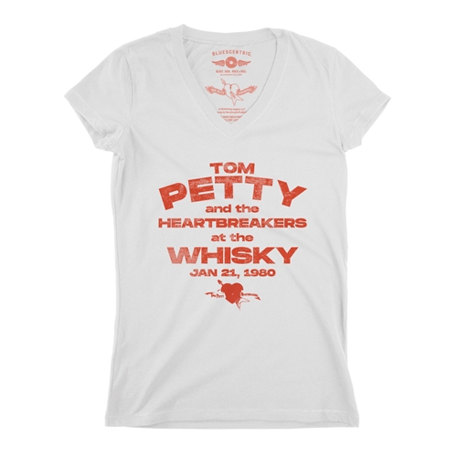 Tom Petty and the Heartbreakers at The Whisky V-Neck T Shirt - Women