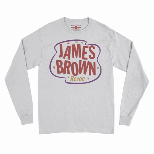 FUNKY James Brown Revue Long Sleeve T-Shirt - longsleevewhite