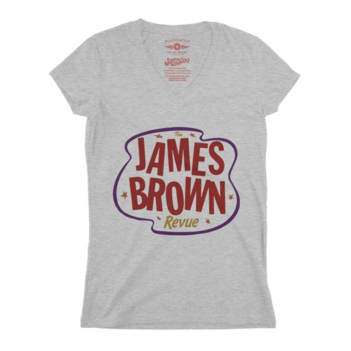 FUNKY James Brown Revue V-Neck T Shirt - Women