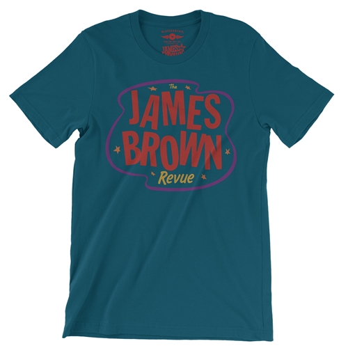 FUNKY James Brown Revue T-Shirt - Lightweight Vintage Style - vintagedeepteal