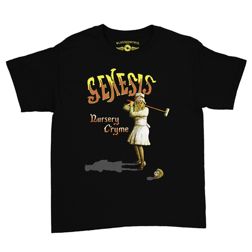 Genesis Nursery Cryme Youth T-Shirt - Lightweight Vintage Children & Toddlers - youthblack
