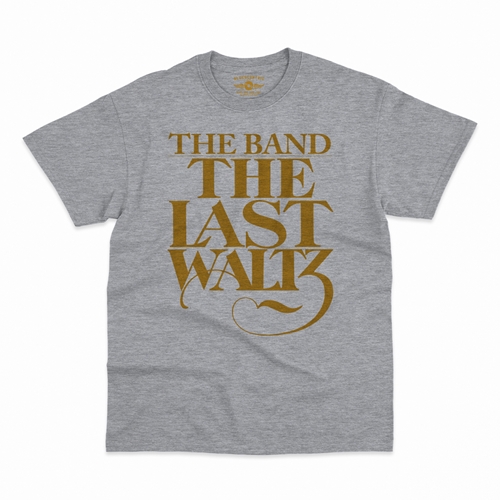 The Band The Last Waltz GOLD Logo T-Shirt - Classic Heavy Cotton - heatherathletic