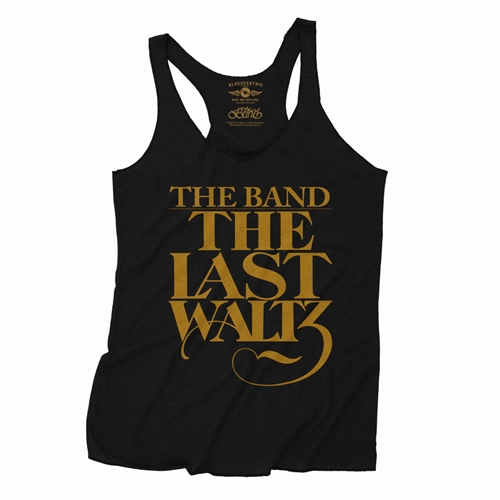 The Band The Last Waltz GOLD Logo Racerback Tank - Women