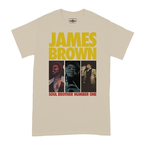 James Brown Soul Brother #1 Collage T-Shirt - Classic Heavy Cotton - classicsand
