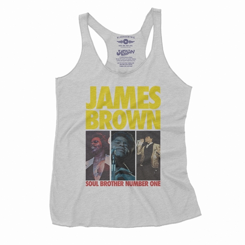 James Brown Soul Brother #1 Collage Racerback Tank - Women