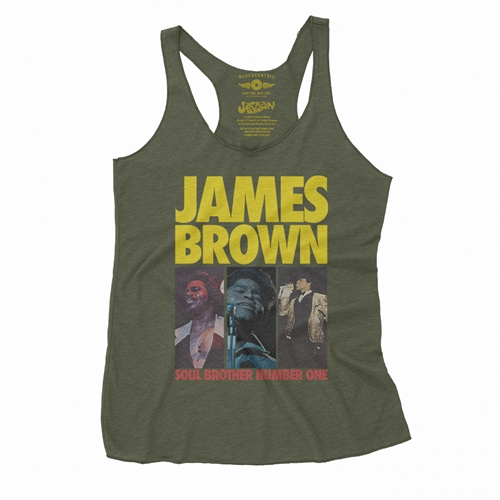 James Brown Soul Brother #1 Collage Racerback Tank - Women