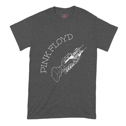 Pink Floyd Have A Cigar Handshake T-Shirt - Classic Heavy Cotton - classicheathergrey