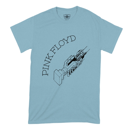 Pink Floyd Have A Cigar Handshake T-Shirt - Classic Heavy Cotton - classiclightblue