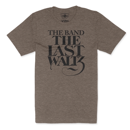Black Last Waltz The Band T-Shirt - Lightweight Vintage Style - vintageheatherbrown