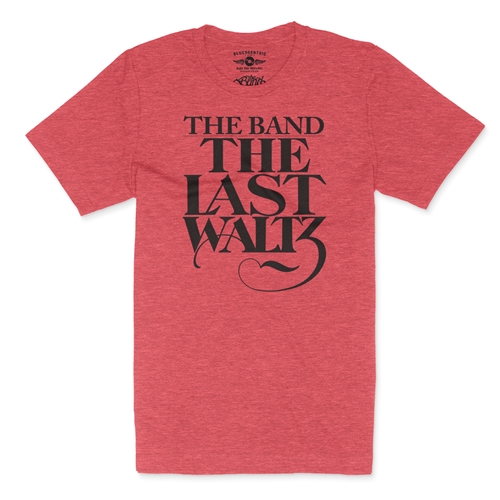 Black Last Waltz The Band T-Shirt - Lightweight Vintage Style - vintageheatherred