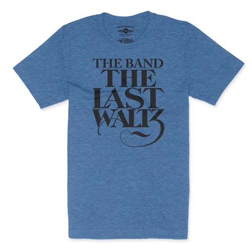 Black Last Waltz The Band T-Shirt - Lightweight Vintage Style - vintageheatherroyalblue