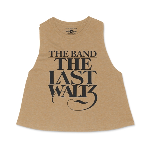 Black Last Waltz The Band Racerback Crop Top - Women