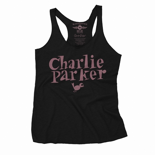 Charlie Parker Mauve Logo Racerback Tank - Women