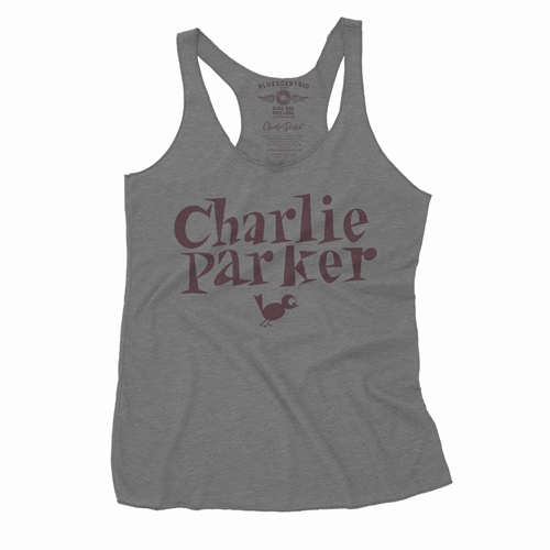 Charlie Parker Mauve Logo Racerback Tank - Women