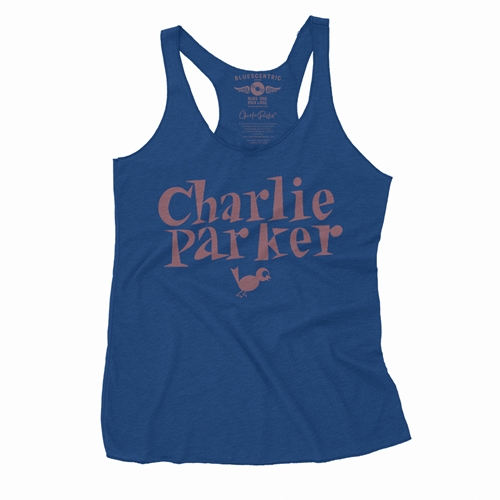 Charlie Parker Mauve Logo Racerback Tank - Women