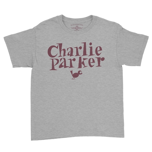 Charlie Parker Mauve Logo Youth T-Shirt - Lightweight Vintage Children & Toddlers - youthheatherathletic