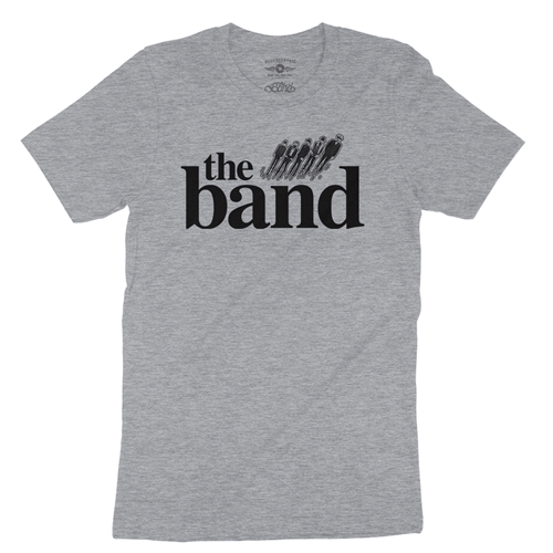 The Band Flying Logo T-Shirt - Lightweight Vintage Style - vintageathleticheather