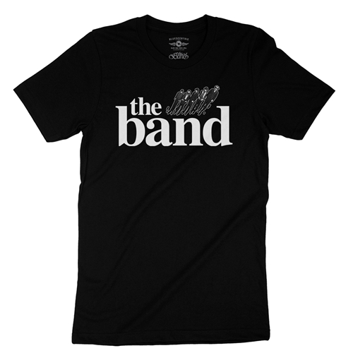 The Band Flying Logo T-Shirt - Lightweight Vintage Style - vintageblack