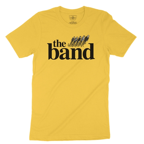 The Band Flying Logo T-Shirt - Lightweight Vintage Style - vintagemaizeyellow