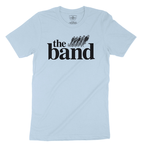 The Band Flying Logo T-Shirt - Lightweight Vintage Style - vintagethrowbackblue