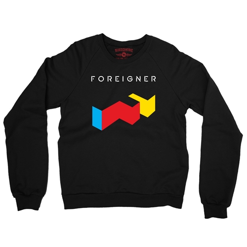 Foreigner Logo Crewneck Sweatshirt - crewneckblack