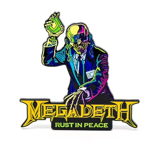 Megadeth Rust In Peace Enamel Pin