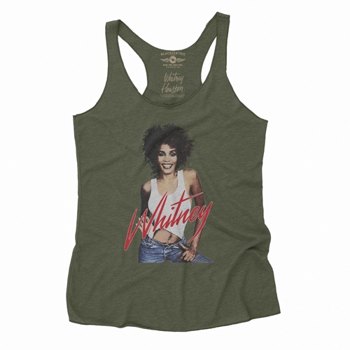 Whitney Houston in Jeans Racerback Tank - Women