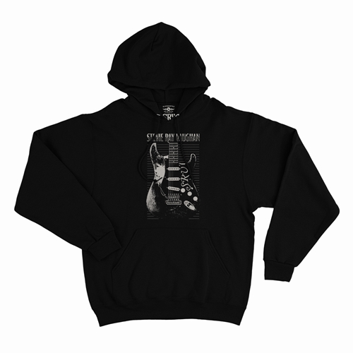 Stevie Ray Vaughan Guitar Pullover Jacket - hoodieblack
