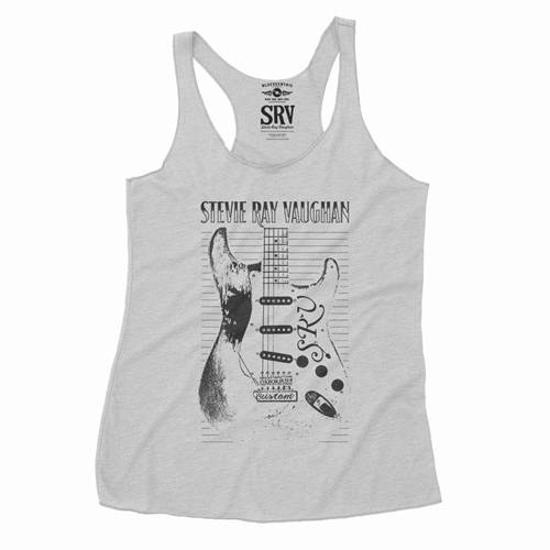 Stevie Ray Vaughan Guitar Racerback Tank - Women