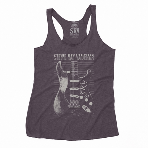 Stevie Ray Vaughan Guitar Racerback Tank - Women