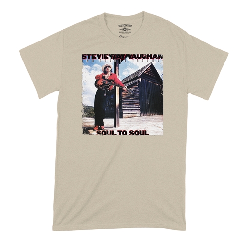 Stevie Ray Vaughan Soul To Soul T-Shirt - Classic Heavy Cotton - classicsand