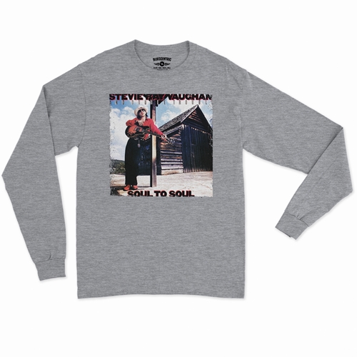 Stevie Ray Vaughan Soul To Soul Long Sleeve T-Shirt - longsleeveathleticheather