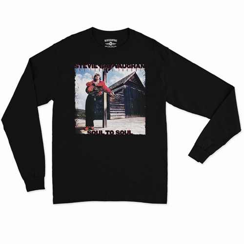 Stevie Ray Vaughan Soul To Soul Long Sleeve T-Shirt - longsleeveblack