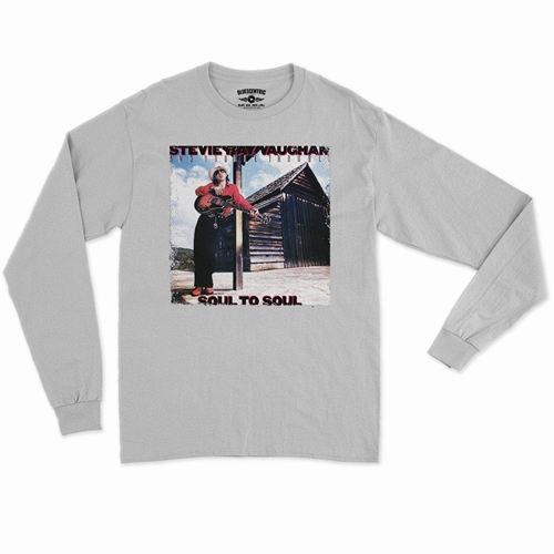 Stevie Ray Vaughan Soul To Soul Long Sleeve T-Shirt - longsleevewhite