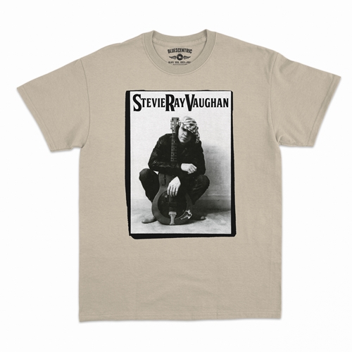 Candid Stevie Ray Vaughan Resonator T-Shirt - Classic Heavy Cotton - classicsand