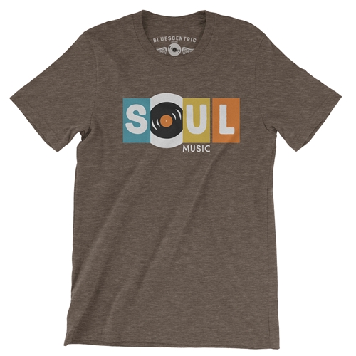 Soul Music T-Shirt - Lightweight Vintage Style - heatherbigmuddy