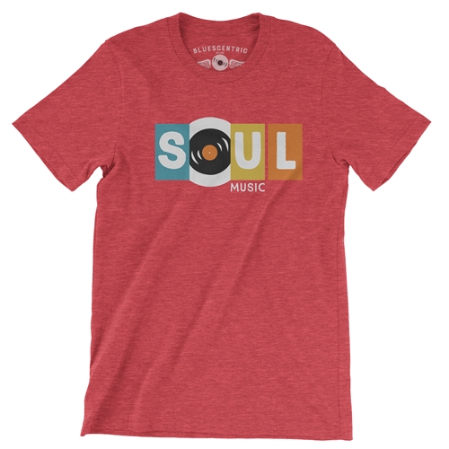 Soul Music T-Shirt - Lightweight Vintage Style - heatherredrocks