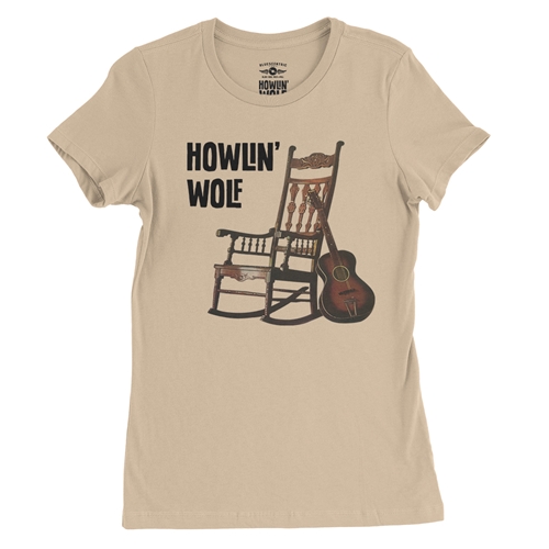 Howlin Wolf Rocking Chair Ladies T Shirt - Relaxed Fit - ladiessanddune