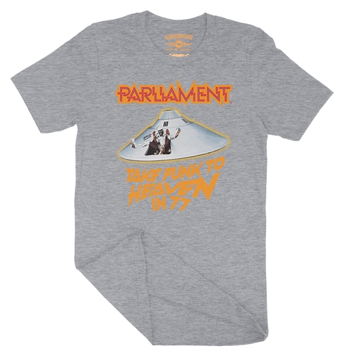 Parliament Take Funk To Heaven in 77 T-Shirt - Lightweight Vintage Style - vintageathleticheather