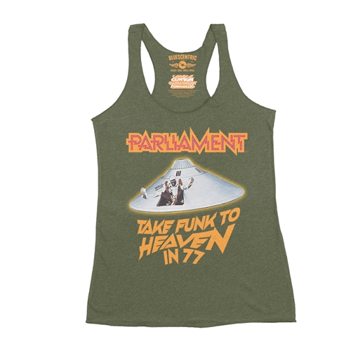 Parliament Take Funk To Heaven in 77 Racerback Tank - Women