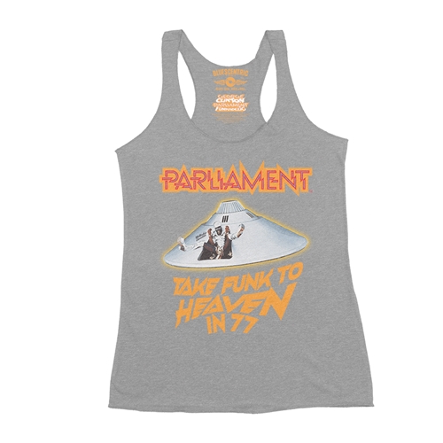 Parliament Take Funk To Heaven in 77 Racerback Tank - Women