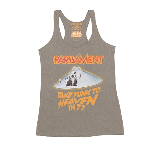 Parliament Take Funk To Heaven in 77 Racerback Tank - Women